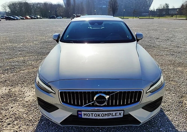 Volvo S60 cena 119900 przebieg: 56952, rok produkcji 2020 z Przedbórz małe 781